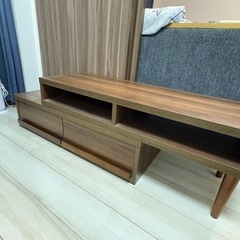 木目調テレビ台の画像