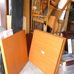 配達先決定🚚　無料配達して5000円支払いします🚚茶室衝立間仕切り💖ニトリ太い天板💖家具の廃材まとめて💖の画像