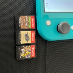 Switchライト本体　ソフト3本の画像