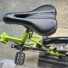 【美品】 折りたたみ 自転車　20インチ　ギア付き　鍵付きの画像