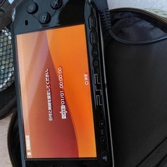 PSP3000  ブラックセット　　バッテリー新品の画像
