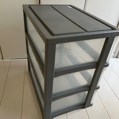 3段収納ケース ワイドタイプの画像
