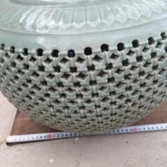 高さ65cm 大きな壺　オブジェ　置物の画像