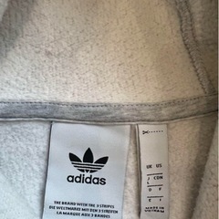 レア★adidas パーカー　グレー　Lサイズの画像