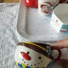 クリスマス陶器製カップ8個の画像
