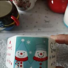 クリスマス陶器製カップ8個の画像