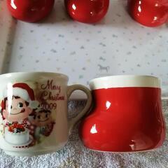 クリスマス陶器製カップ8個の画像