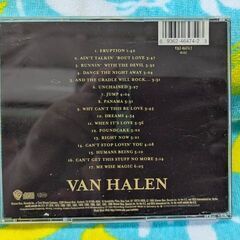 ☆洋楽ＣＤ　VAN　HALEN　BEST　OF　VOLUME１　1枚　中古品　の画像