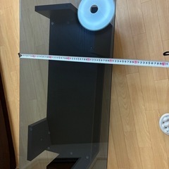 美品ガラステーブルの画像