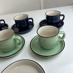 【リユース☆エコちょっぷ】 seria カップ&ソーサー　セットの画像