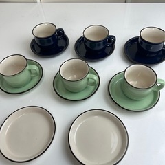 【リユース☆エコちょっぷ】 seria カップ&ソーサー　セットの画像