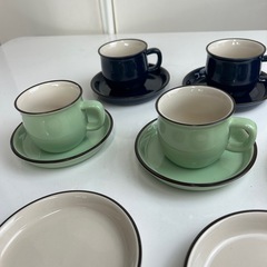 【リユース☆エコちょっぷ】 seria カップ&ソーサー　セットの画像