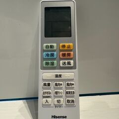 185　Hisense　2023年製エアコン　6～8畳用　整備済みの画像