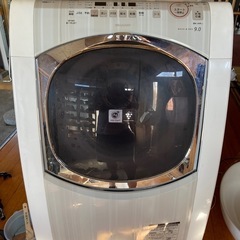 シャープ　ドラム式洗濯機　2008年式ES-HG92G-Cの画像