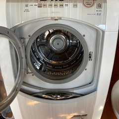シャープ　ドラム式洗濯機　2008年式ES-HG92G-Cの画像