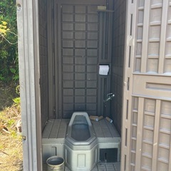 トイレ　仮設トイレ　の画像