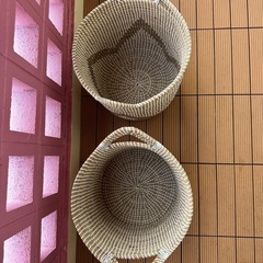 ランドリーバスケット　２点セットの画像