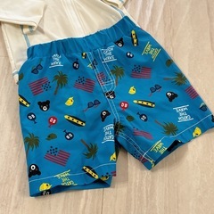 美品 ミキハウス ダブルビー 水着の画像