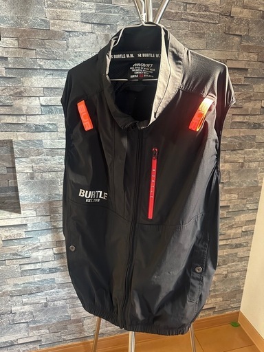 Burtle Aircraft 空調ベスト　ファン&バッテリー付き　XXL 黒
