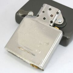 中古 火花確認済み ZIPPO グレー系カラー 2006年製造 オイルライター 箱付き 札幌市 清田区 平岡の画像