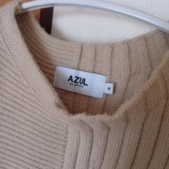 MOUSSY　オーバーサイズニット　ベージュの画像