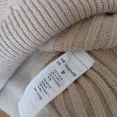 MOUSSY　オーバーサイズニット　ベージュの画像