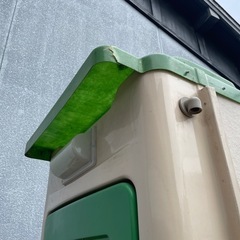 仮設トイレ　汲取り　和式の画像