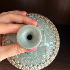 韓国購入　花瓶のオブジェの画像