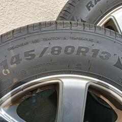 アルミホイール　タイヤ　145/80R13の画像