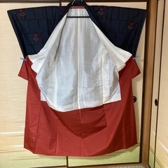 着物　紬　袷　しつけ糸付き　未使用品の画像