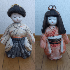 木目込み人形６体セットの画像