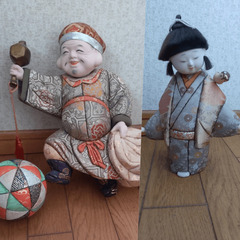 木目込み人形６体セットの画像
