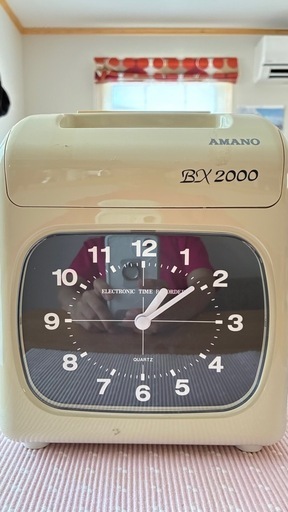 電子タイムレコーダー　AMANO BX2000 Amazon | アマノ タイムカード タイムレコーダー ホワイト