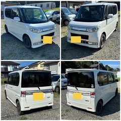 ダイハツタントカスタムX 車検長い、ナビ、テレビ、バック、左側パワースライドドア、走行距離7万5千kmの画像
