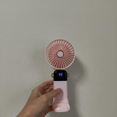 手持ちの扇風機の画像