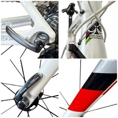 ◯美品 COLNAGO C-RS コルナゴ 2019 カーボン ロードバイク SHIMANO シマノ R7000 105 2X11S ホワイト 白色 中古品■ジモティ姫路の画像
