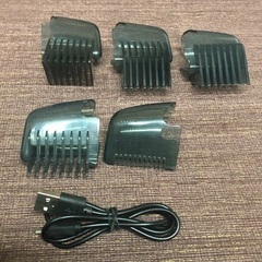 USB  充電式バリカン　ホームカット　スティックタイプ　LEDライト付きの画像