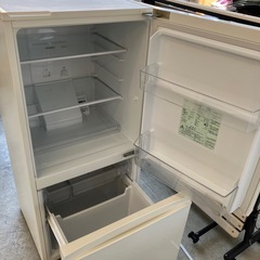K2508-137 AQUA 2ドア冷蔵庫 AQR-16F 2017年製 動作確認済み　の画像