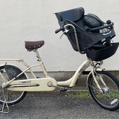 中古　子ども乗せ自転車 前乗せ 20インチの画像