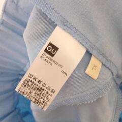 XL   ブルーワイドパンツ　GUの画像