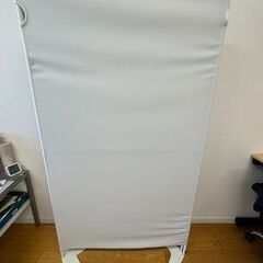 軽量パーテーション2個セット（クロス張り）自立式 幅900×高さ1600mm 目隠し 衝立の画像