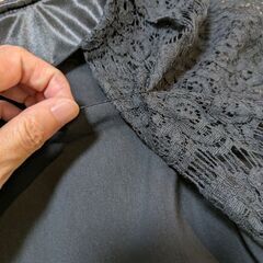 結婚式お呼ばれ黒ドレス　Mサイズ　の画像