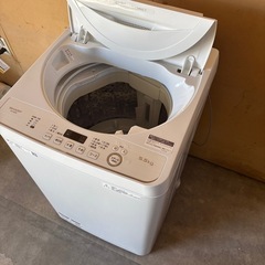 SHARP洗濯機<2020年式> 5.5kg ES-GE5D-W  の画像