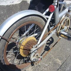 サビ多い　折りたたみ自転車　６段ギア　専用バック付の画像