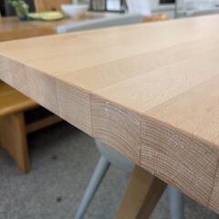 ジモティー見た！で5%OFF【ダイニングテーブル】ニトリ Nコレクション T-06A 幅150cm テーブル リビングテーブル : ナチュラルの画像