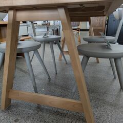 ジモティー見た！で5%OFF【ダイニングテーブル】ニトリ Nコレクション T-06A 幅150cm テーブル リビングテーブル : ナチュラルの画像