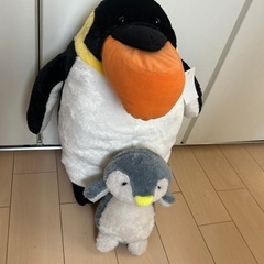 ペンギン親子ぬいぐるみ　BIGぬいぐるみの画像