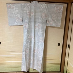着物　紬　袷　しつけ糸付き　未使用品の画像