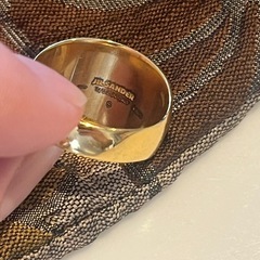 JIL SANDER製リング、サイズM金 属製の画像