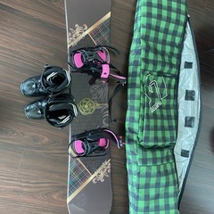 スノーボードセット+BURTONケース+25cmブーツの画像